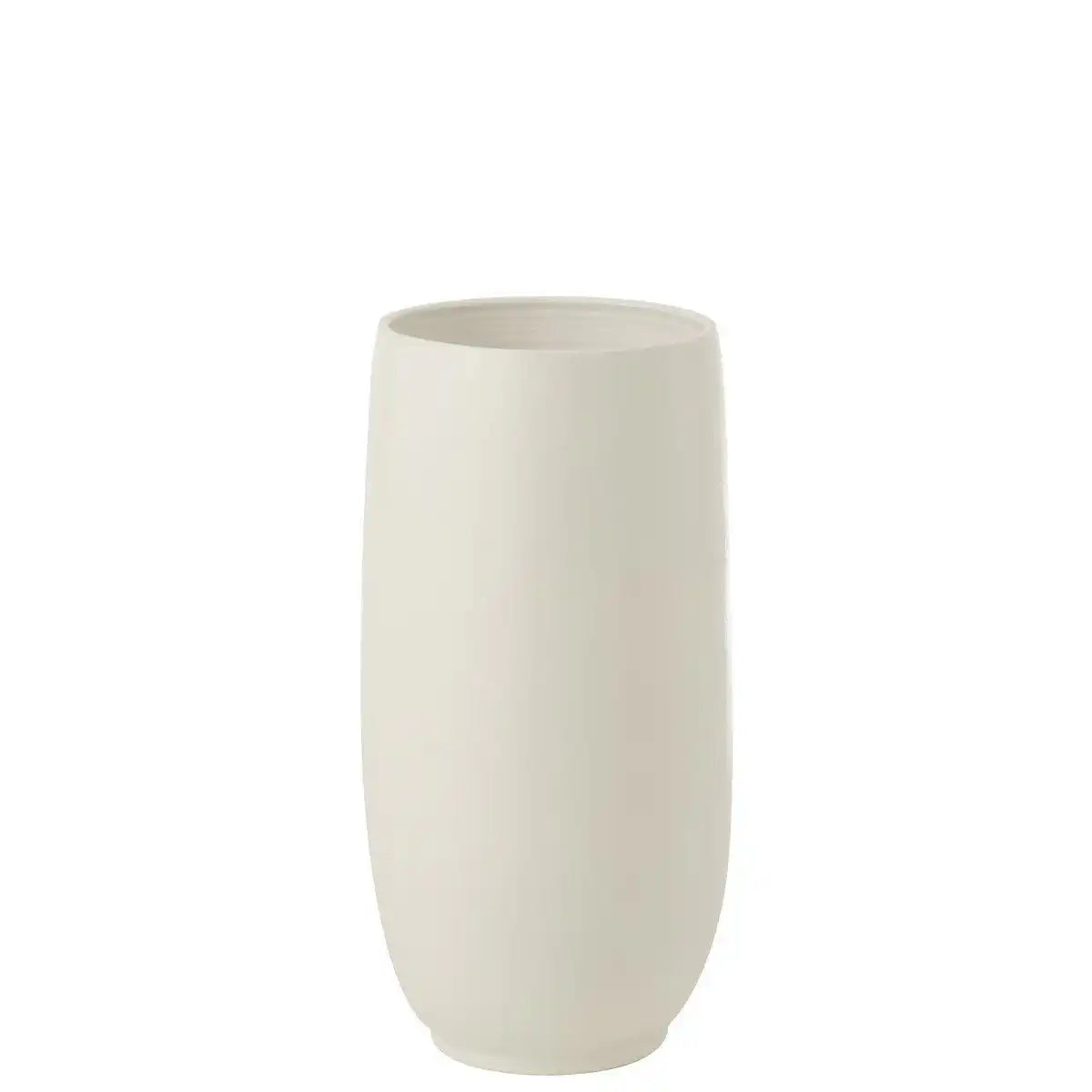 J-Line Vase Ying Keramik Weiß Klein – 71,00 cm hoch - HomeDesign Knaus