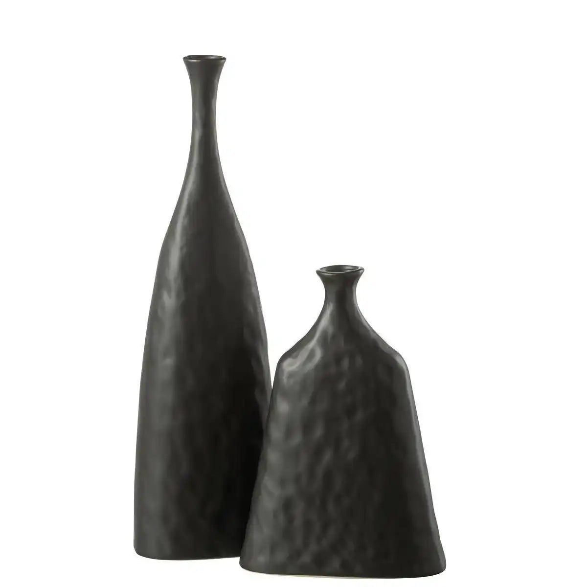 J-Line Vase Zihao - Keramik - Schwarz - Groß - HomeDesign Knaus