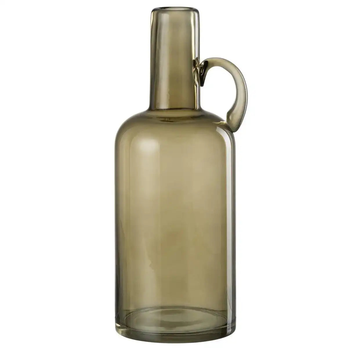 J-Line Vase Zylinder 1 Griff Glas Grün - HomeDesign Knaus