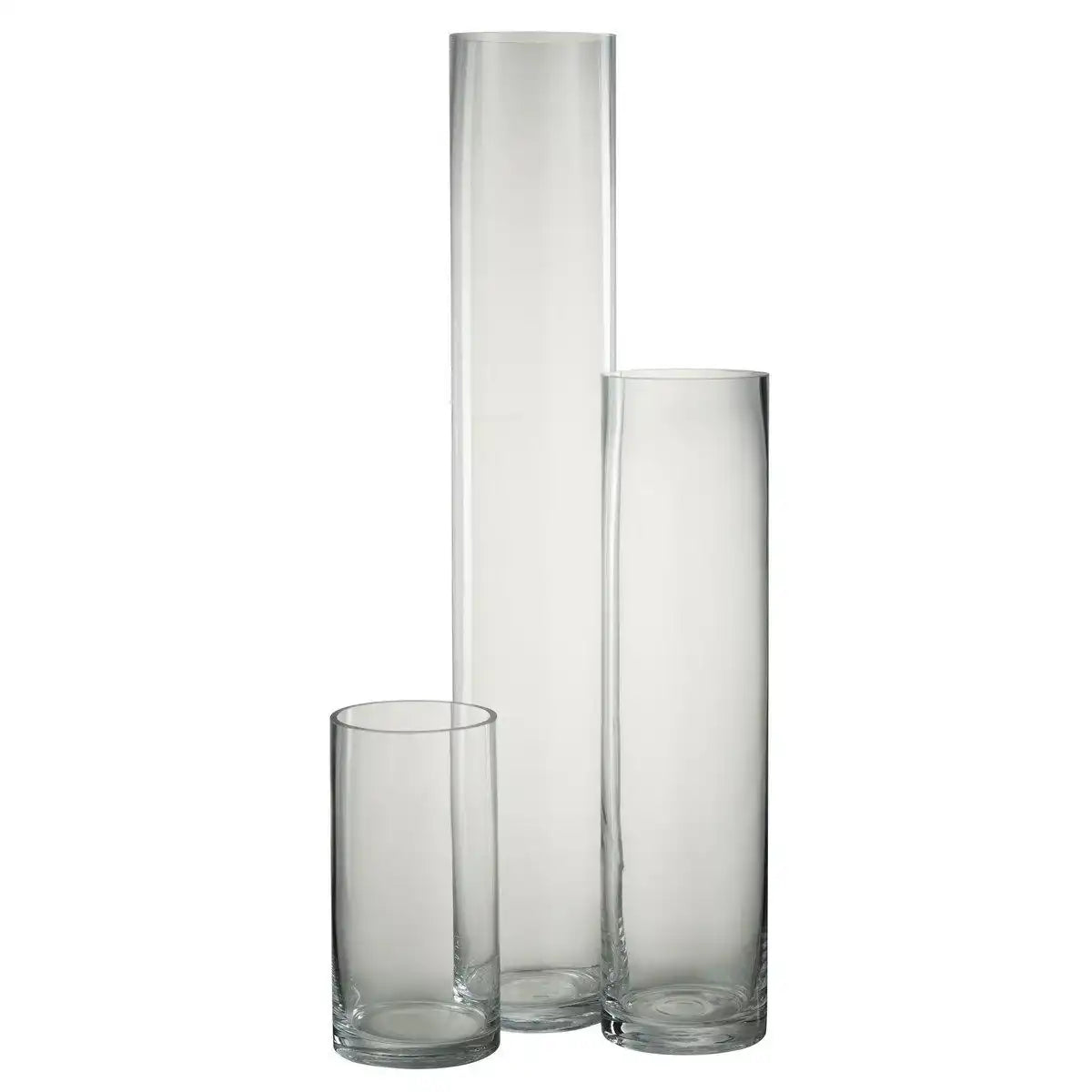 J-Line Vase Zylinder - Glas - transparent - groß - 60,50 cm hoch - HomeDesign Knaus