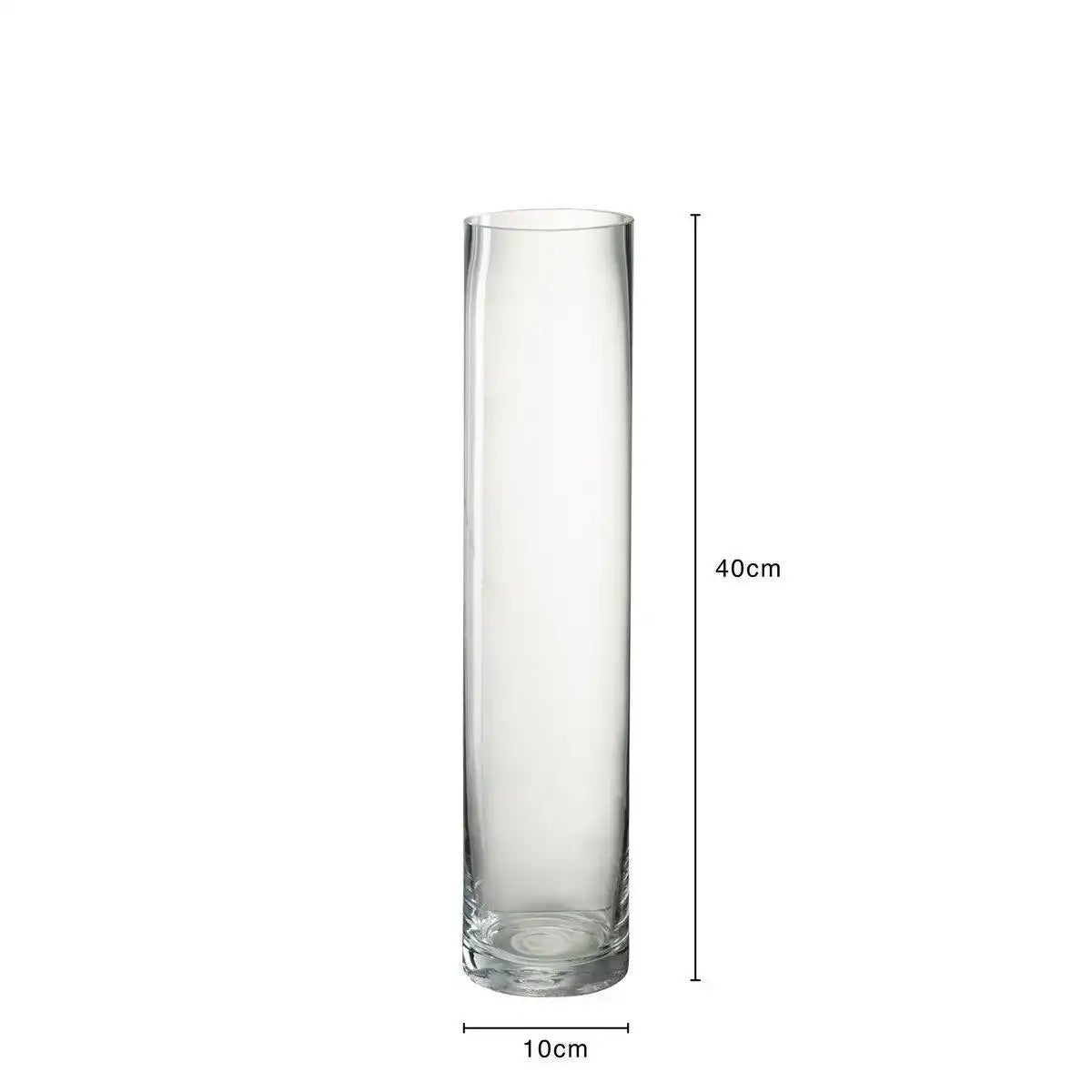 J-Line Vase Zylinder – Glas – transparent – mittelgroß - HomeDesign Knaus