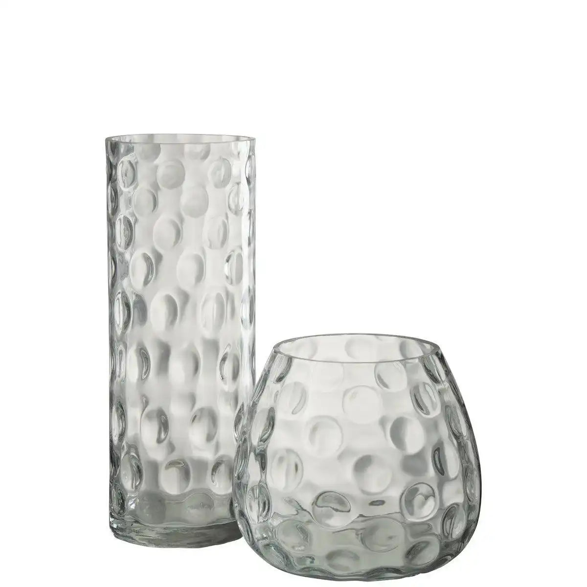 J-Line Vase Zylinder rund – Glas – transparent - HomeDesign Knaus