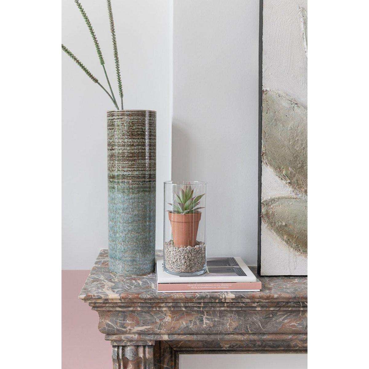 J-Line Vase Zylinderglas Transparent - HomeDesign Knaus