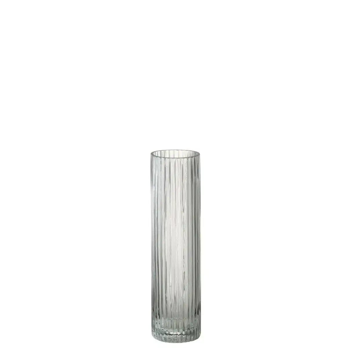 J-Line Vase Zylinderlinien - Glas - transparent - klein - HomeDesign Knaus