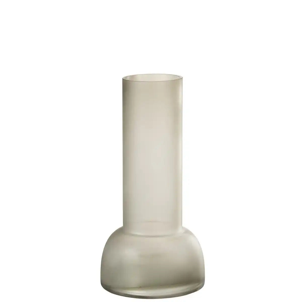 J-Line Vase/Kerzenständer Yara Glas Greige Medium - HomeDesign Knaus