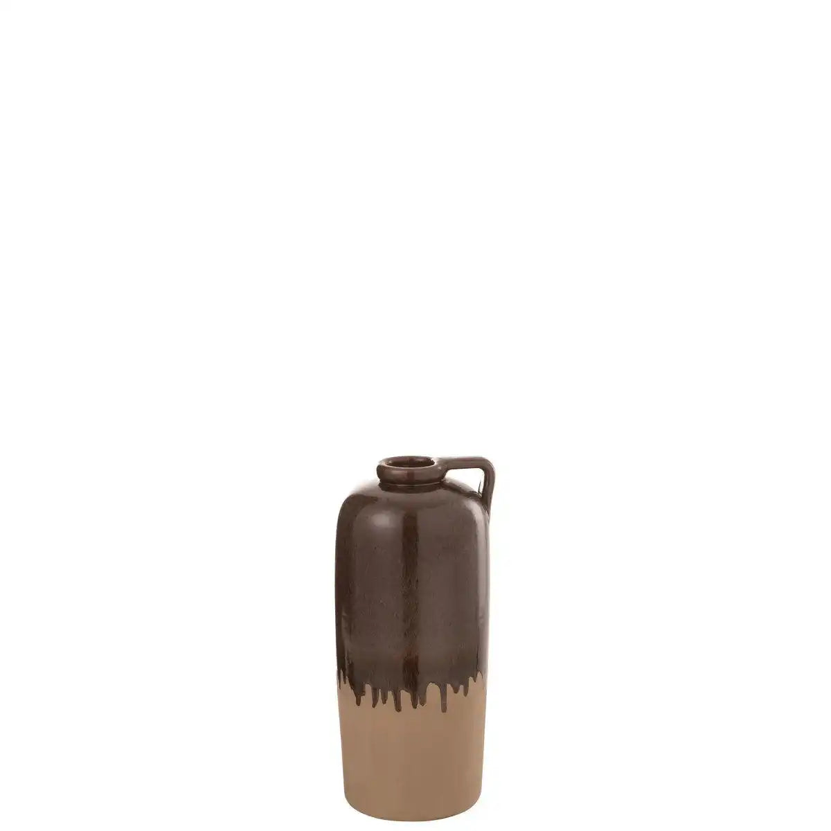 J-Line Vasengriff - Keramik - Beige/Braun - klein - HomeDesign Knaus