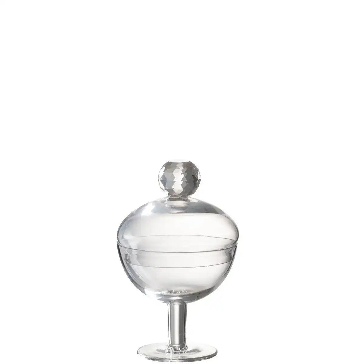 J-Line Vorratsdose, Diamantkristall, transparentes Glas, klein - HomeDesign Knaus