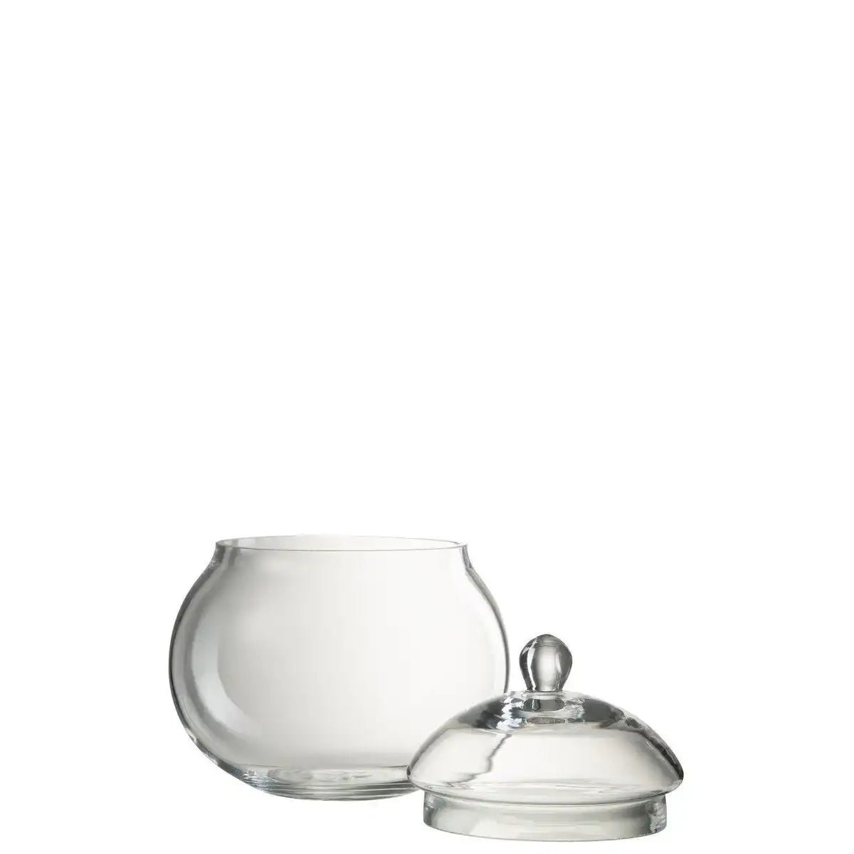 J-Line Vorratsglas-Deckel, Kugelglas, transparent, mittelgroß - HomeDesign Knaus