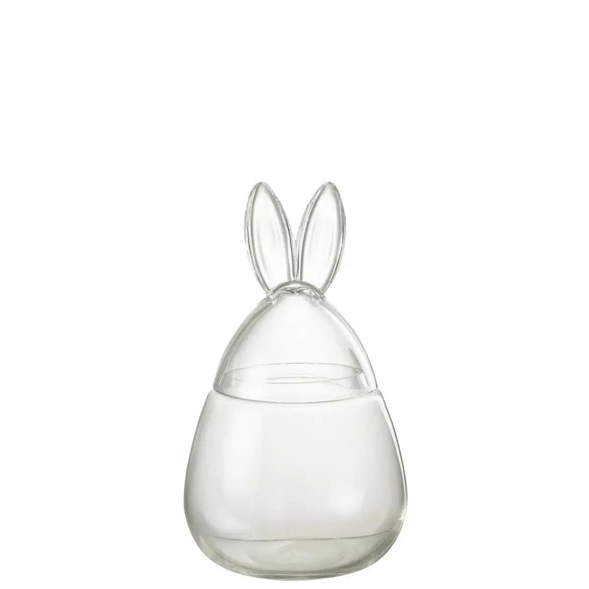 J-Line Vorratsglas Rabbit – Glas – transparent – klein - HomeDesign Knaus