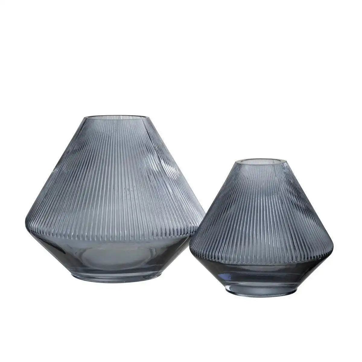 J-Line vqqs Lina Ribbels – Glas – Blau – groß - HomeDesign Knaus