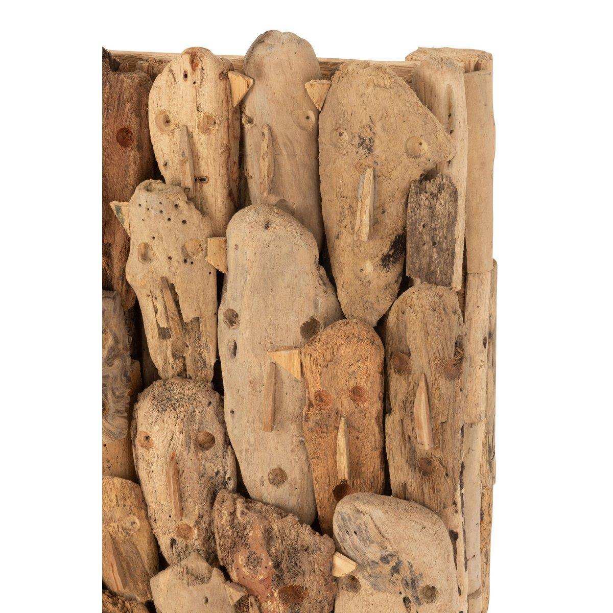J-Line Wanddekoration Familienporträt – Holz – Natur – klein - HomeDesign Knaus