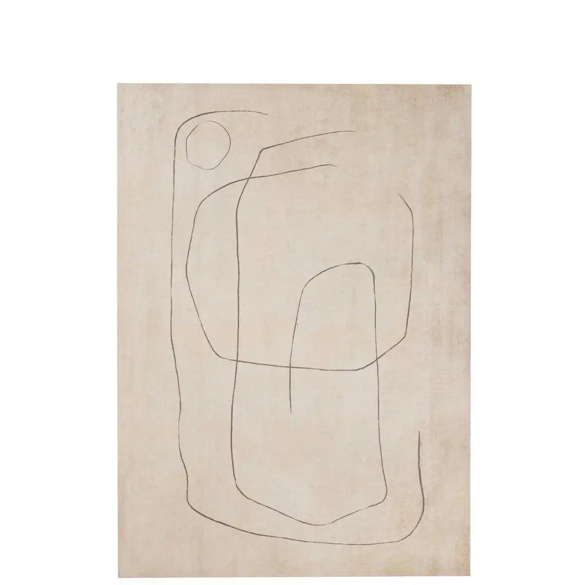 J-Line Wanddekoration Lucy Canvas Beige - HomeDesign Knaus