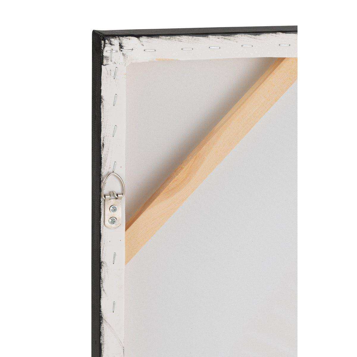 J-Line Wanddekoration Pat Canvas Schwarz/Natur - HomeDesign Knaus