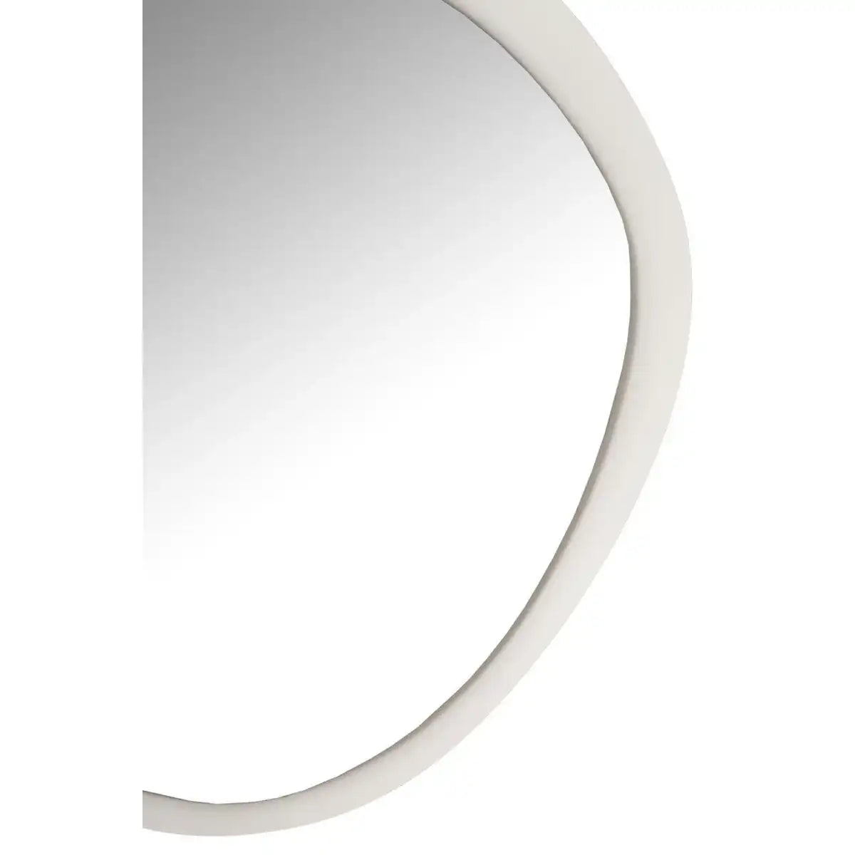 J-Line Wandspiegel Metaal/Glas Wit Small - HomeDesign Knaus