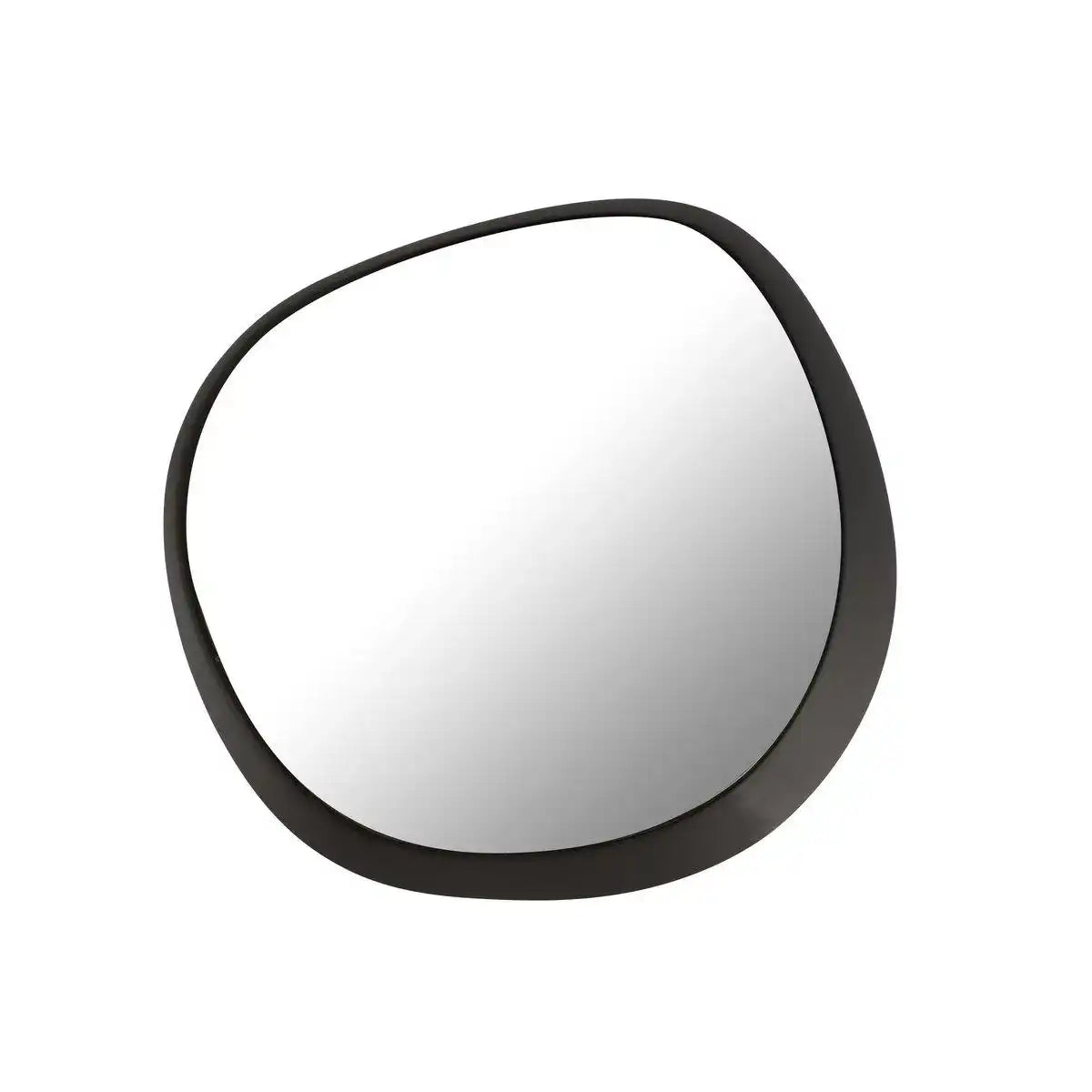 J-Line Wandspiegel Metall/Glas Schwarz Groß - HomeDesign Knaus