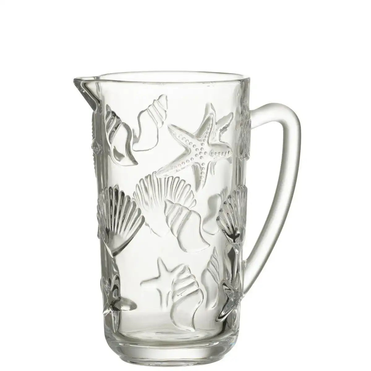 J-Line Wasserkrug Sea – Glas – transparent - HomeDesign Knaus