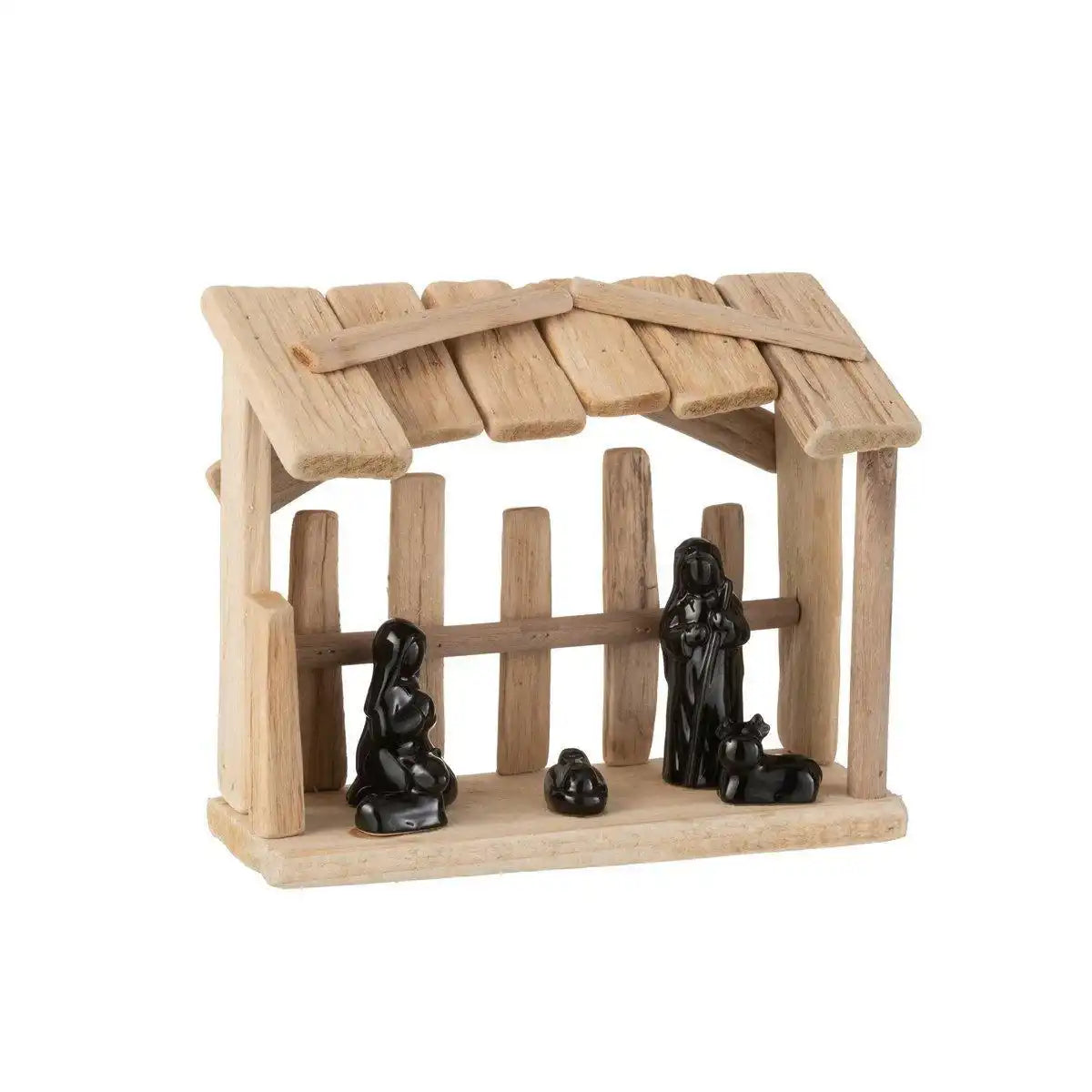J-Line Weihnachtsdekoration - Holz/Keramik - Natur - HomeDesign Knaus