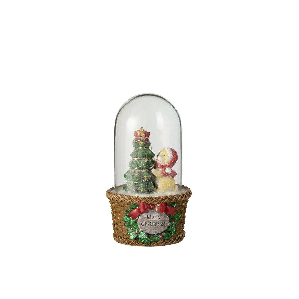 J-Line Weihnachtsdekoration - Polyresin - Grün - LED - HomeDesign Knaus