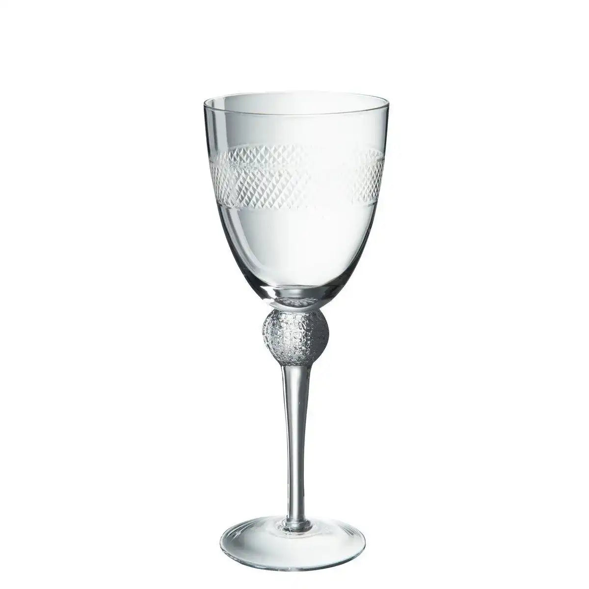 J-Line Weinglas Etching - Glas - 4 Stück - HomeDesign Knaus