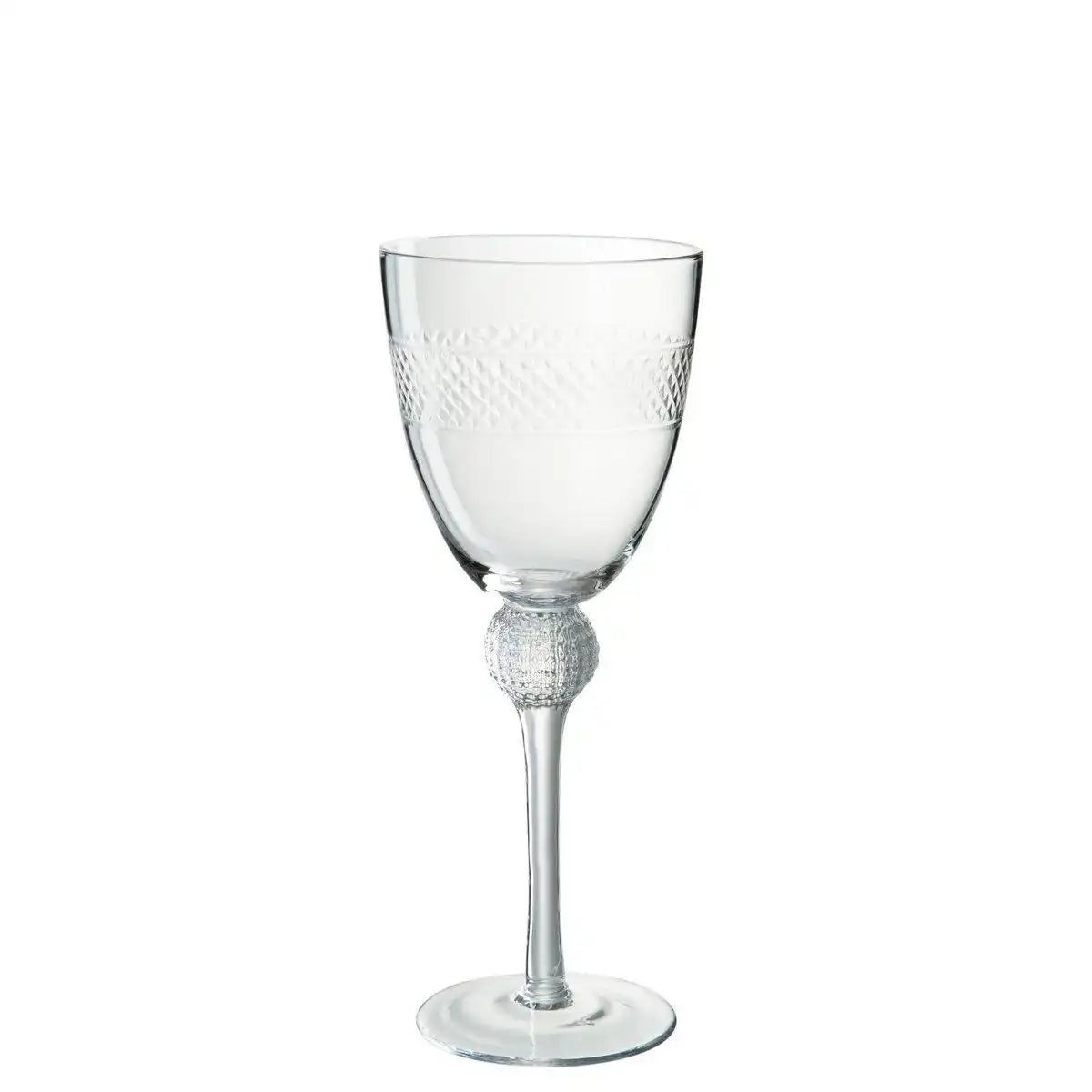 J-Line Weinglas Etching - Glas - - HomeDesign Knaus