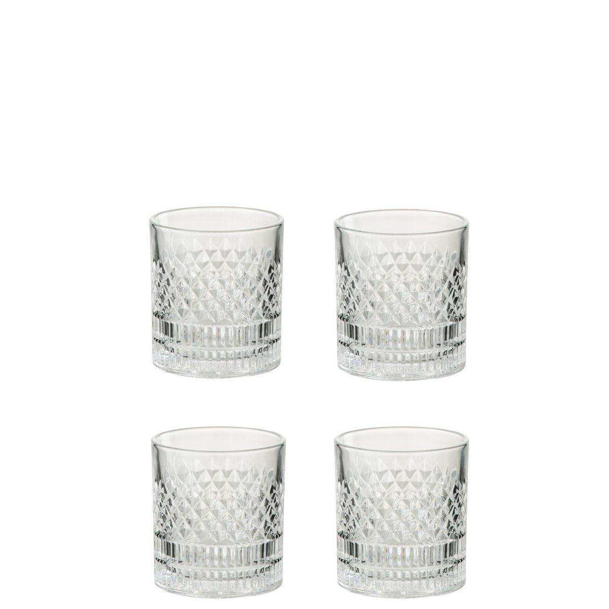 J-Line Whiskey Tennessee Glas – transparent – Geschenkbox – - HomeDesign Knaus