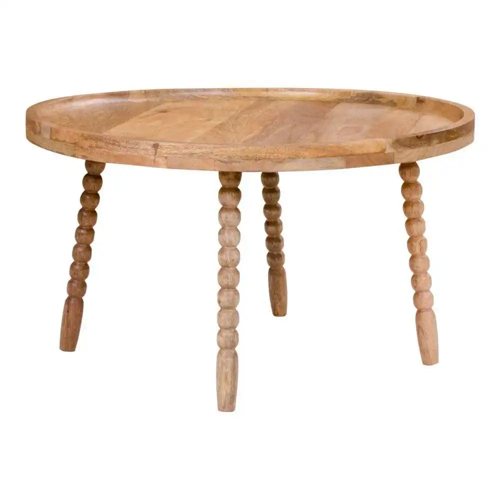 Jammu Couchtisch - Natur, Ø60x35 cm - HomeDesign Knaus