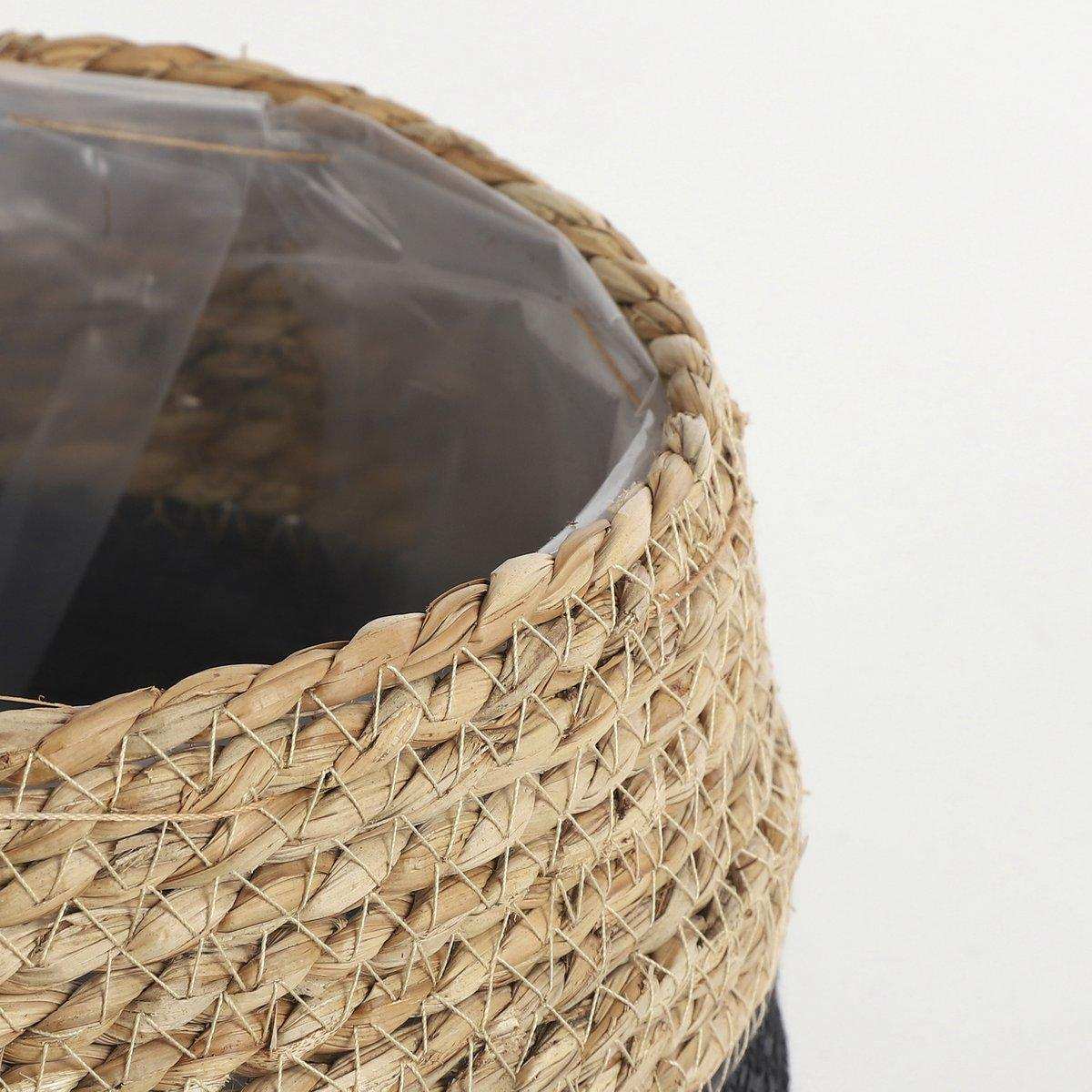 Jorck Pflanzkorb – 3er-Set – H24 x Ø26 cm – Schwarz - HomeDesign Knaus