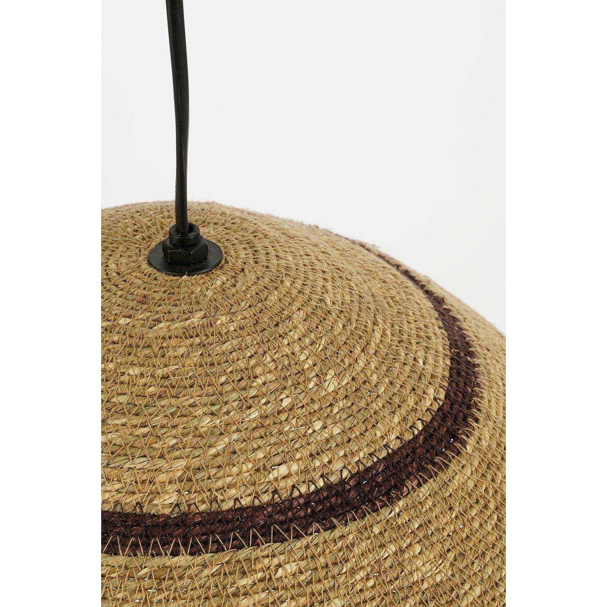 Joulz Hängelampe - H16 x Ø36 cm - Jute - Hellbraun - HomeDesign Knaus
