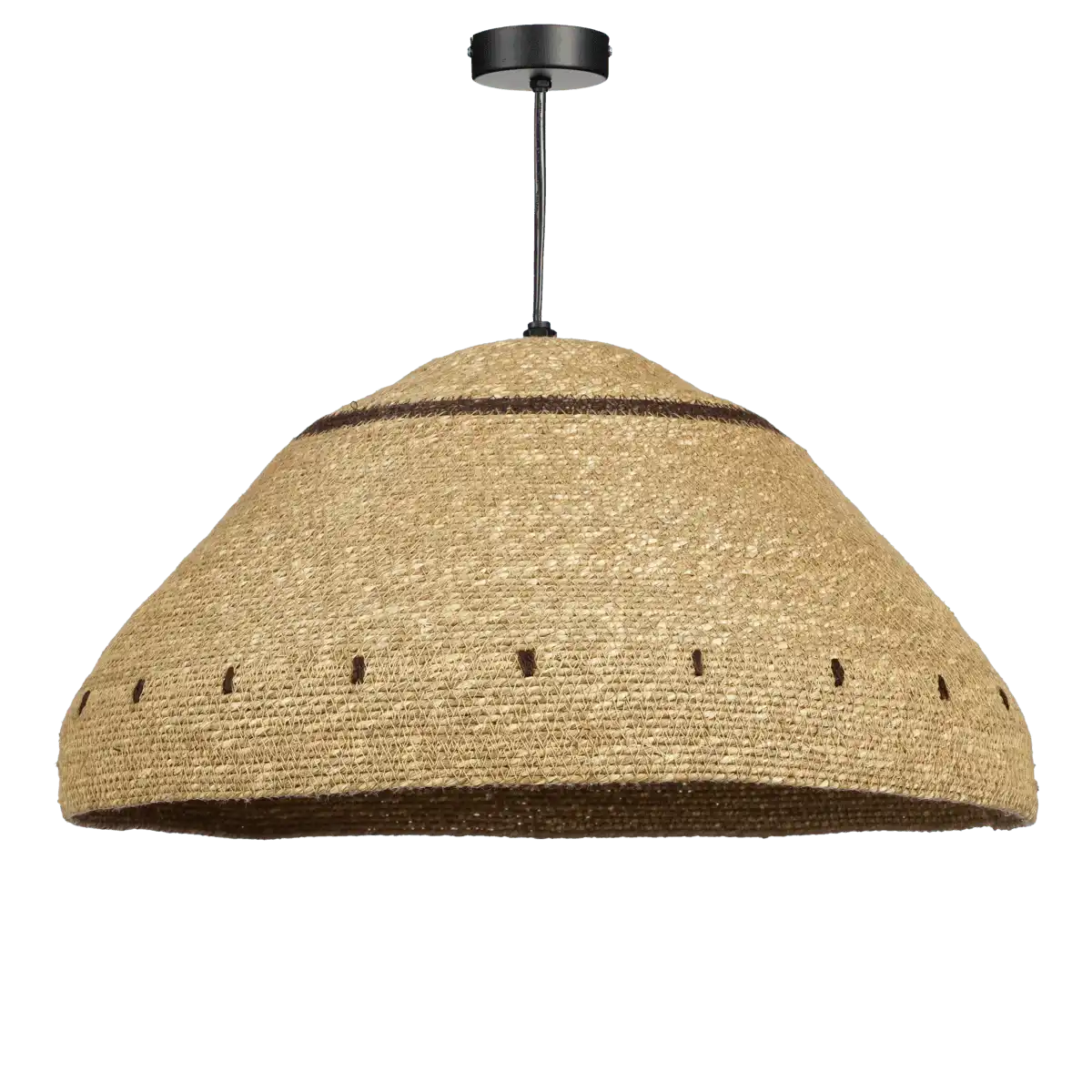 Joulz Hängelampe - H22 x Ø41 cm - Jute - Hellbraun - HomeDesign Knaus