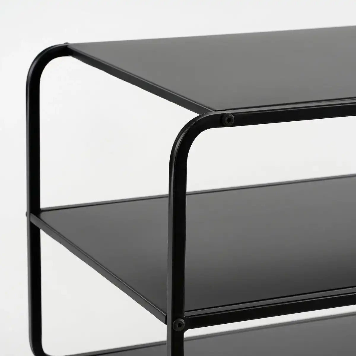 Jules Couchtisch – L110 x B38 x H50 cm – Metall – Schwarz - HomeDesign Knaus