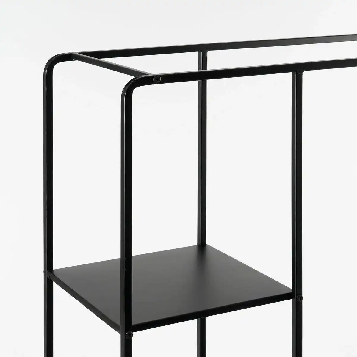 Jules Regal – L76 x B30 x H178 cm – Metall – Schwarz - HomeDesign Knaus