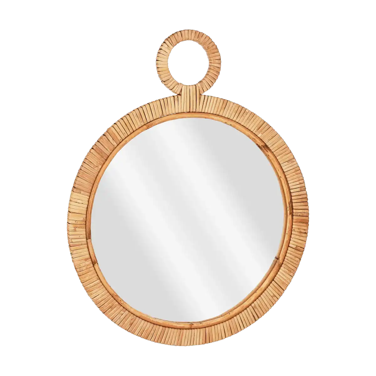 Kaj Wandspiegel – L41 x B2 x H51 cm – Braun - HomeDesign Knaus