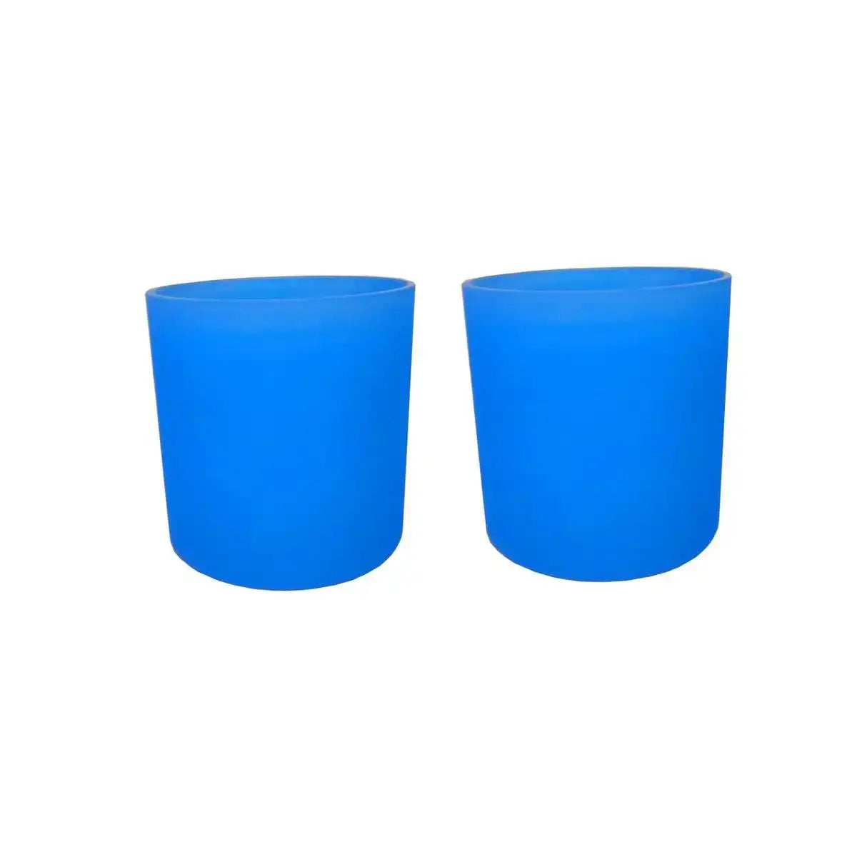 Keltisches Neonblau Ø12 x H12 cm -2 Stück - HomeDesign Knaus