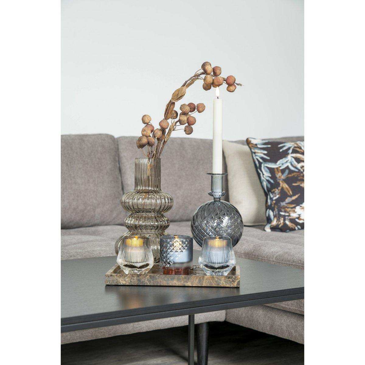 Kerzenhalter - Blau - HomeDesign Knaus