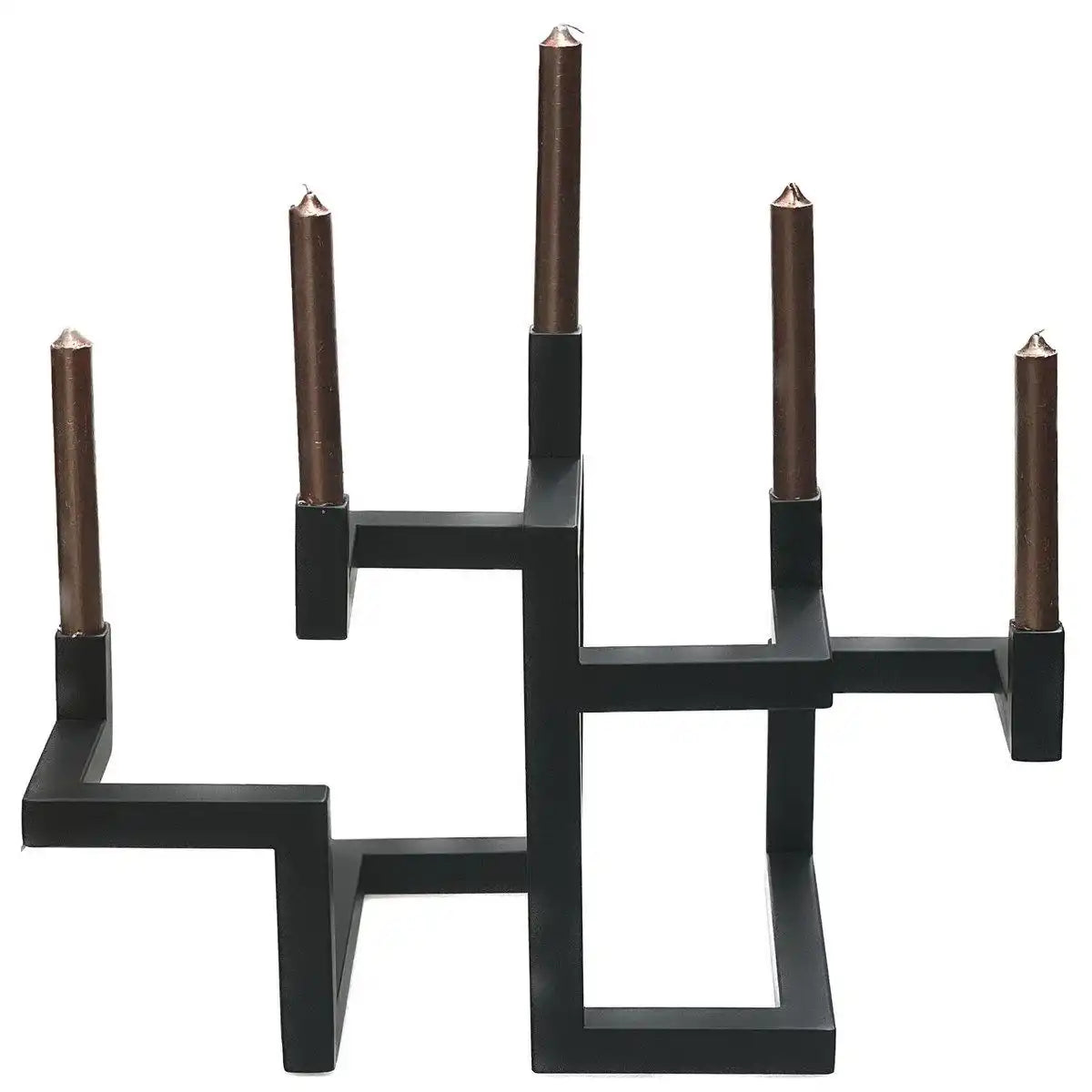 Kerzenhalter - Huasco schwarz - HomeDesign Knaus