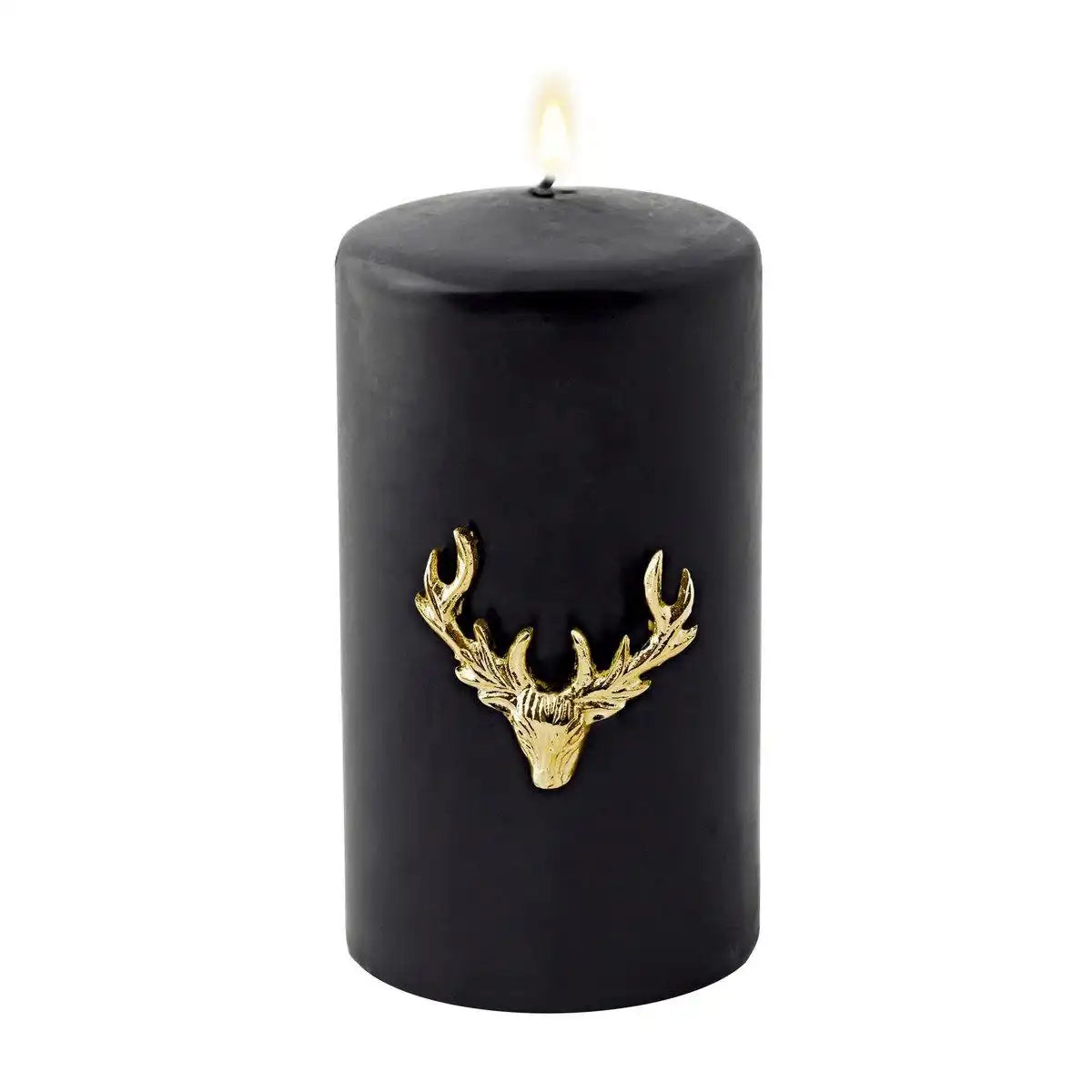 Kerzenpin gold Elch 3er Satz 4,5 cm - HomeDesign Knaus