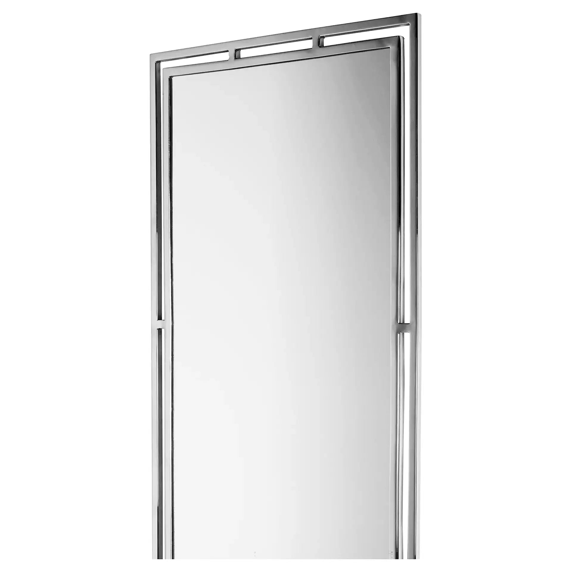 Kilian Wandspiegel Chrom Edelstahl Handarbeit Spiegel 160cm - HomeDesign Knaus