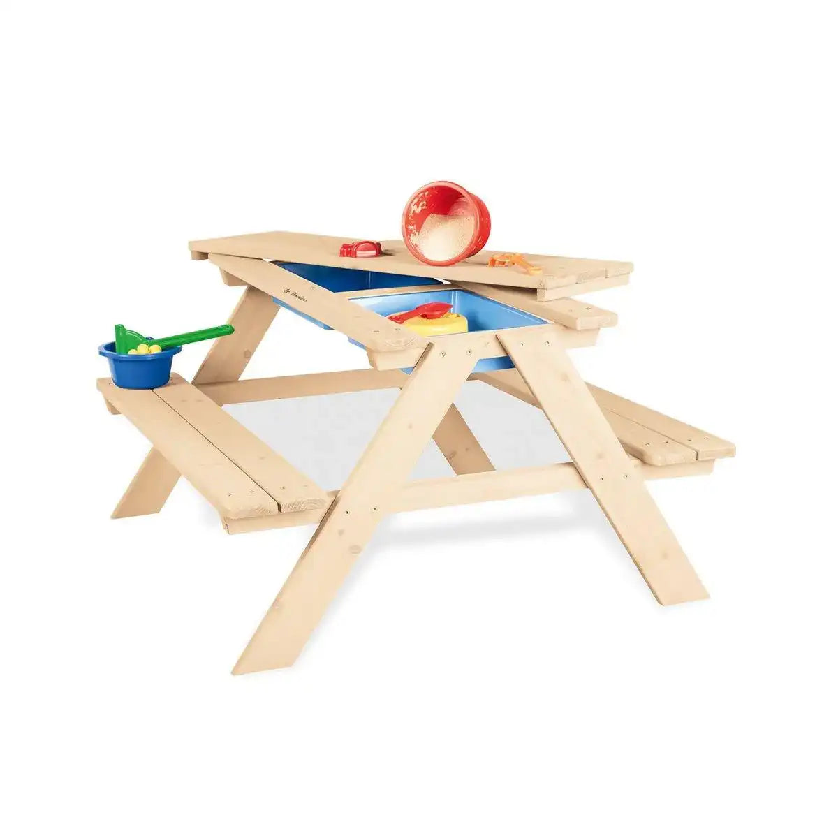 Kinder-Picknickbank 'Matsch-Nicki für 4', natur - HomeDesign Knaus