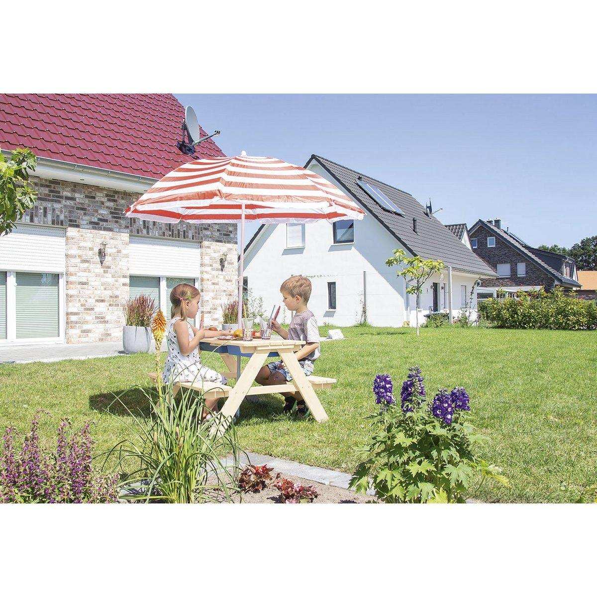Kinder-Picknickbank 'Matsch-Nicki für 4', natur - HomeDesign Knaus