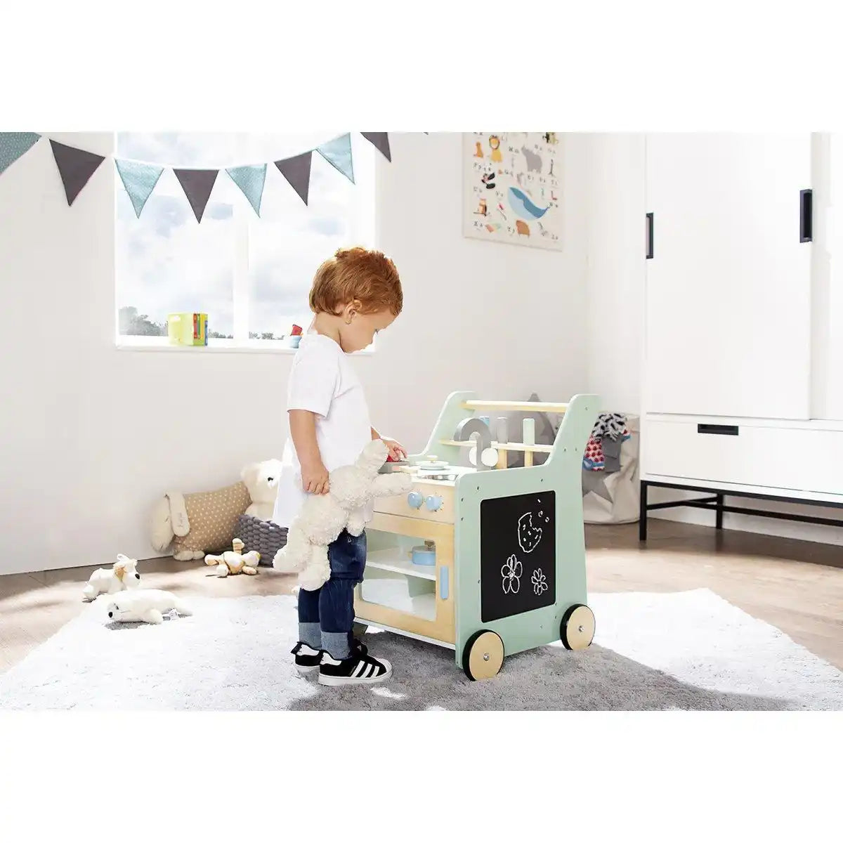 Kinderküche 'Kalle', pastellgrün - HomeDesign Knaus