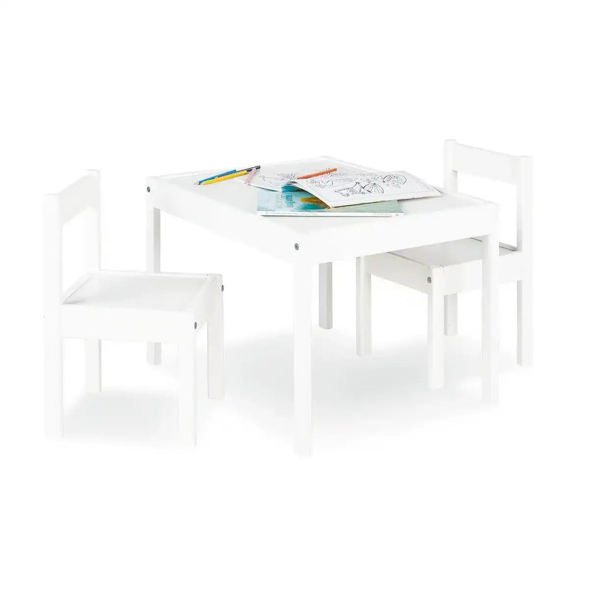 Kindertisch- und Stuhlgarnitur 'Sina', 3-teilig - HomeDesign Knaus