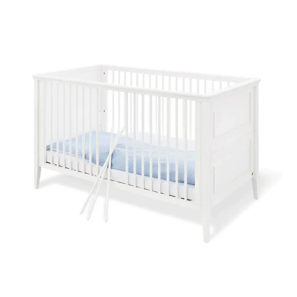 Kinderzimmer 'Smilla' extrabreit3-teilig: Kinderbett, extrabreite Wickelkommode, 2-türiger Kleiderschrank - HomeDesign Knaus