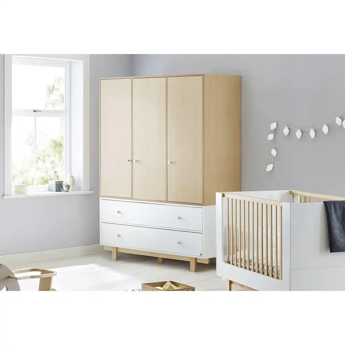 Kleiderschrank 'Boks' groß mit 3 Türen - HomeDesign Knaus