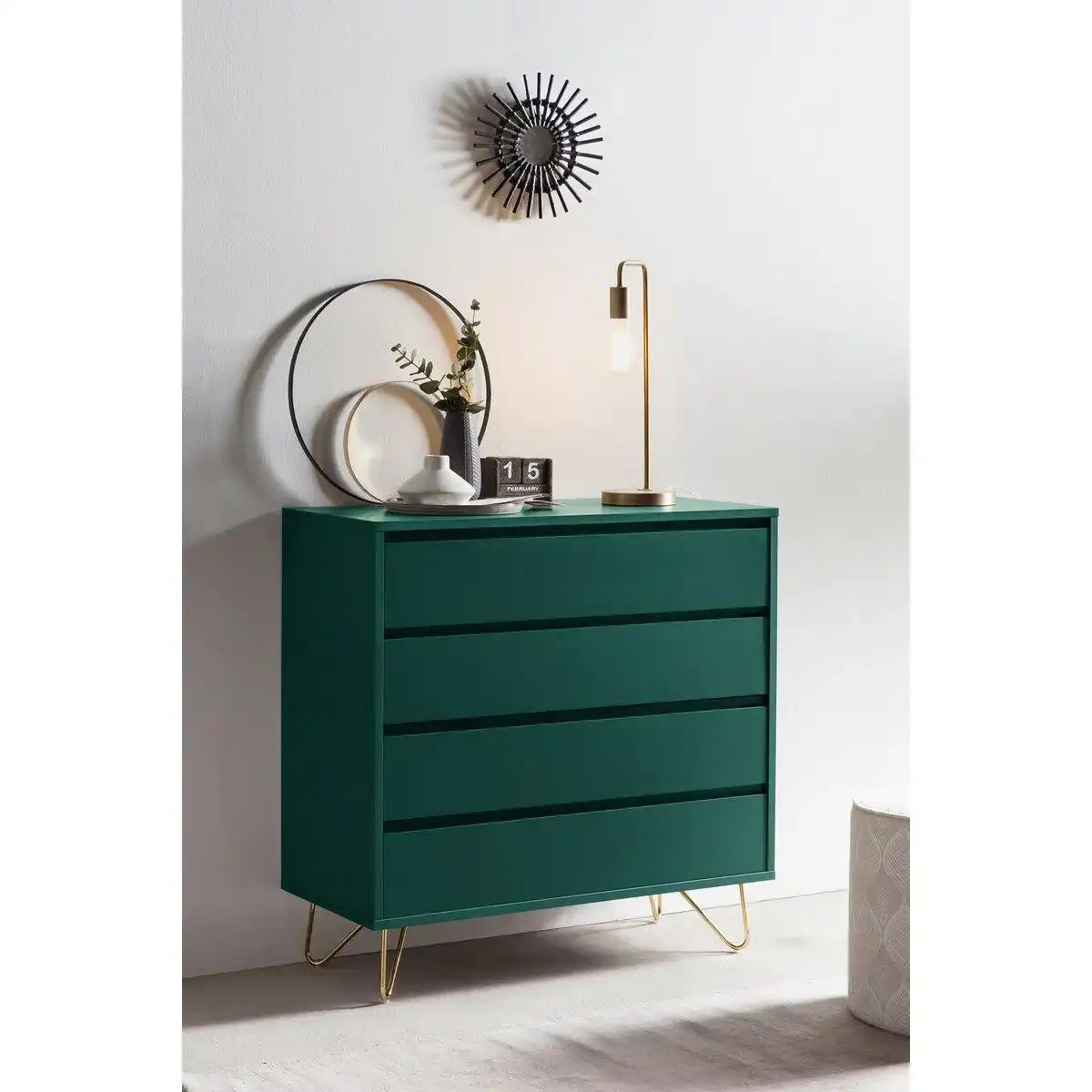 Kommode breit mit 4 Schubladen - HomeDesign Knaus