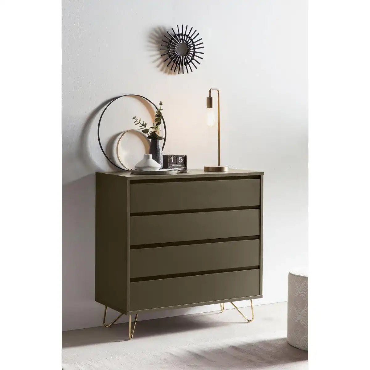 Kommode breit mit 4 Schubladen - HomeDesign Knaus