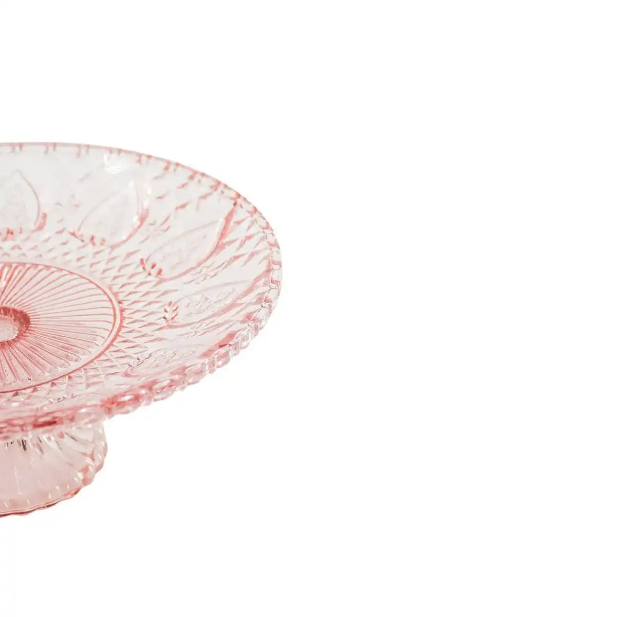 Kuchenteller - Glas - Rosa - 15x8cm - HomeDesign Knaus