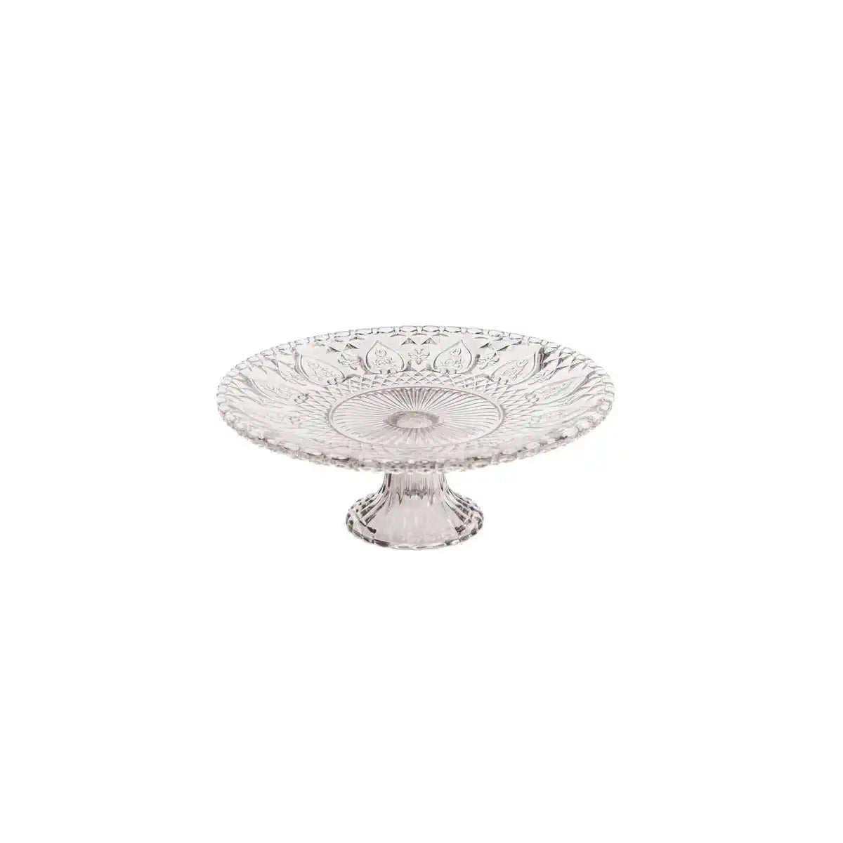 Kuchenteller - Glas - Smokey - 22,5x8cm - HomeDesign Knaus