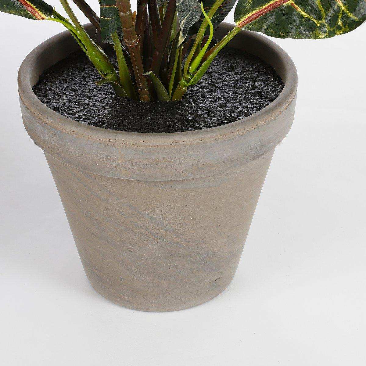 Künstliche Croton-Pflanze im Blumentopf Stan – H73 x Ø40 cm – bunt - HomeDesign Knaus