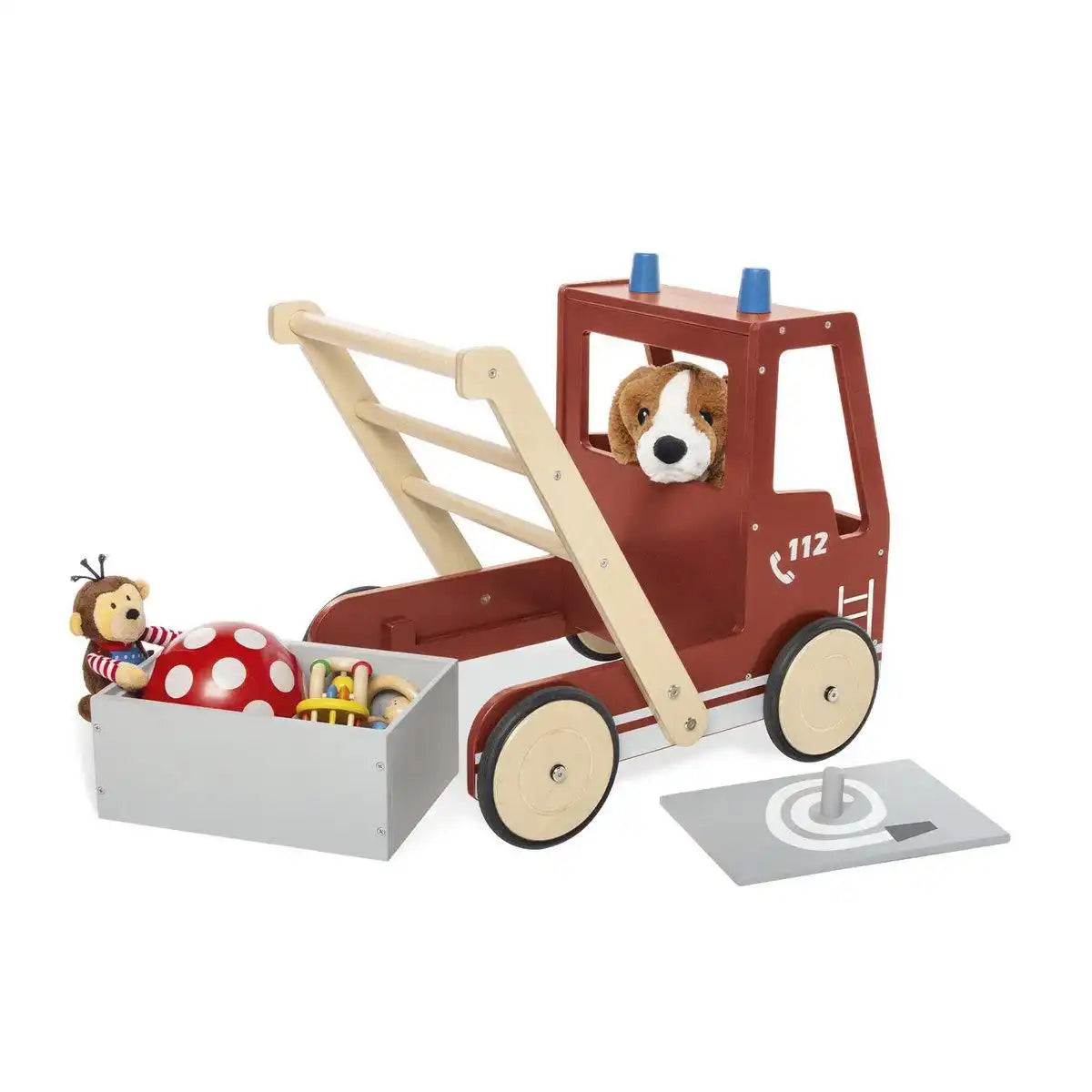 Lernlaufwagen 'Feuerwehrauto Fred' - HomeDesign Knaus