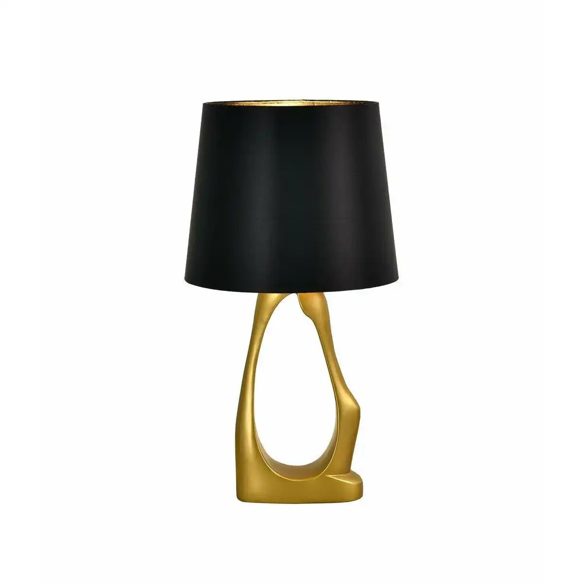 Leva Tischlampe Gold Messing - HomeDesign Knaus